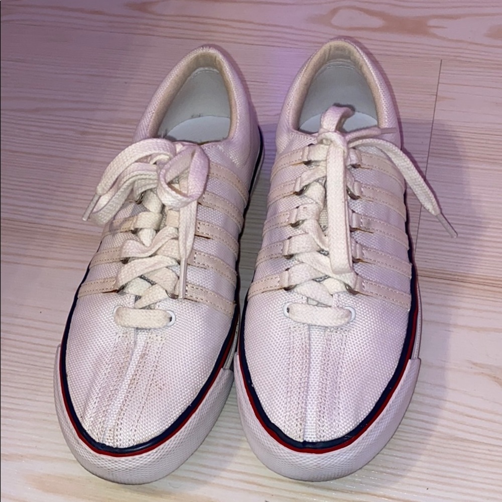 K•Swiss white sneakers